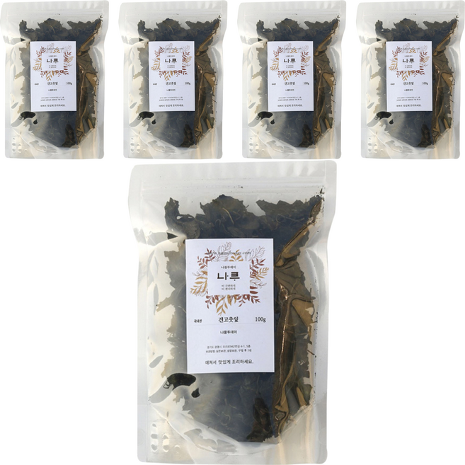 나물투데이 국내산 건고춧잎, 100g, 5개