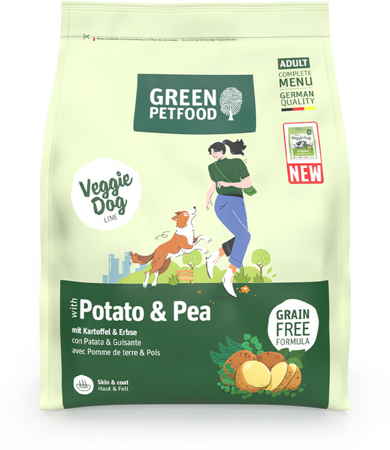 베기도그 어덜트 강아지 그레인프리 건식사료, 감자+완두콩, 900g, 1개