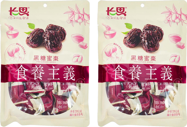長思 黑糖蜜棗, 235g, 2包
