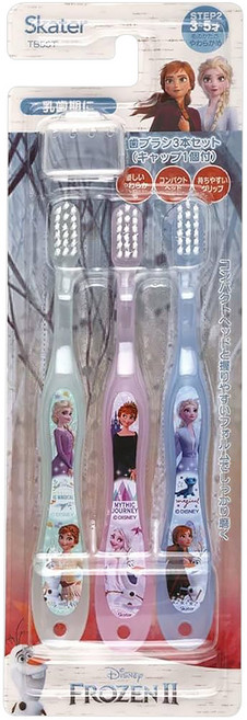 Skater TB5ST 3-5歲用 兒童牙刷, 1組, 冰雪奇緣, 3支