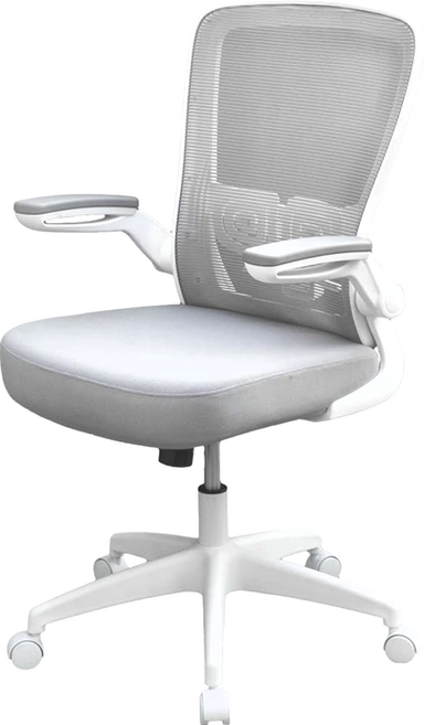 收納王妃 台灣製造 EL-02收手透氣辦公椅, 白色