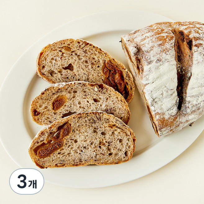 무화과 시골빵, 400g, 1개입, 3개