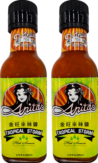 Anita's 安妮塔 金旺來鳳梨辣醬 全素, 200ml, 2瓶