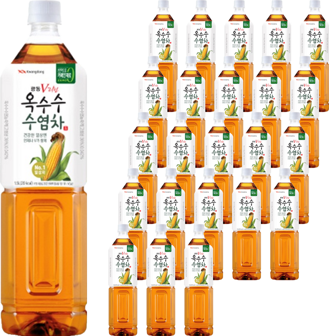 광동옥수수수염차, 1.5L, 24개