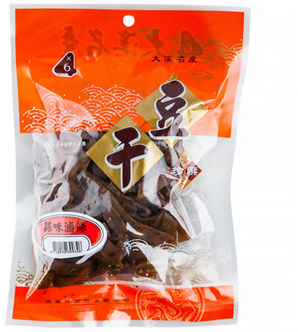 四乘六 滷肉風味豆干 蒜味滷條, 300g, 1包