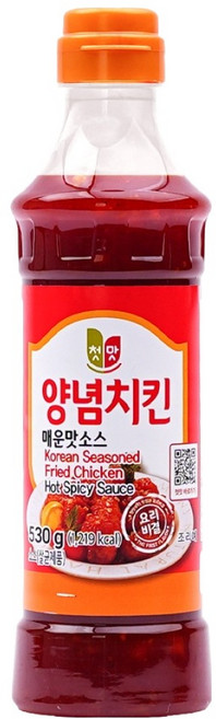 첫맛 양념치킨 매운맛소스, 530g, 1개