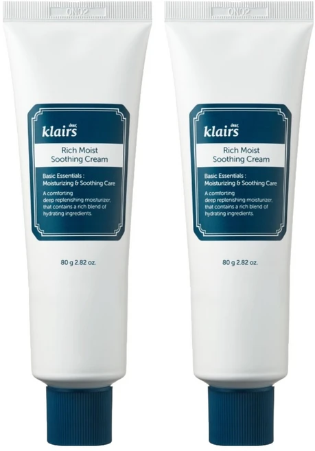 클레어스 리치 모이스트 수딩 크림, 80g, 2개 - 쿠팡