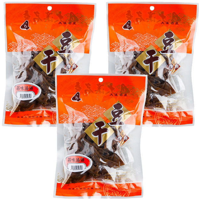 四乘六 滷肉風味豆干 蒜味滷條, 300g, 3包