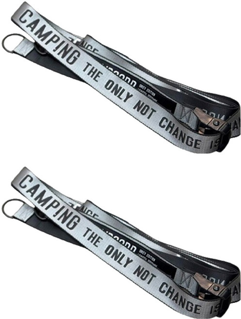 Bell's Camping 貝爾 CAMPCORD 戰術營繩 2條, 灰色