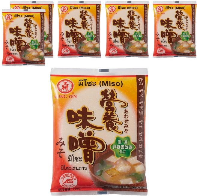 KONG YEN 工研 營養味噌, 140g, 6包
