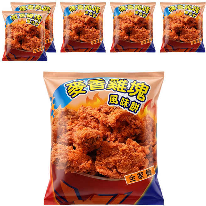 大同國際 全家餐麥香雞塊風味餅, 40g, 6包