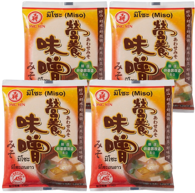 KONG YEN 工研 營養味噌, 140g, 4包