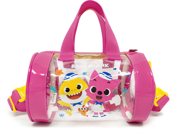 핑크퐁 원통 비치크로스백 WP-B80-PINK