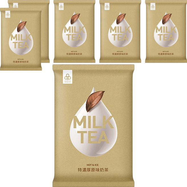 開元食品 特濃厚原味奶茶, 1kg, 1入, 6袋