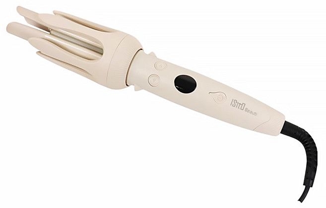 ISitO 負離子自動捲髮造型器 12段溫控調節 100-210°C 30分鐘自動斷電, IS-24E01DH, 淡奶茶