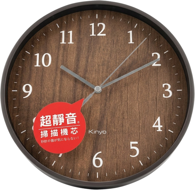 Kinyo 自然風木紋掛鐘, 顏色隨機