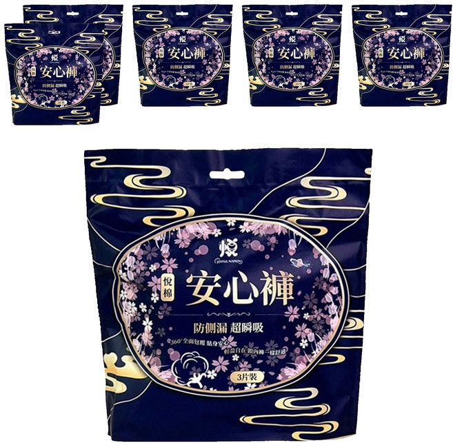 JOYFUL NAPKIN 悅棉 棉柔安心褲, M~L(80~105cm), 18片, 1組