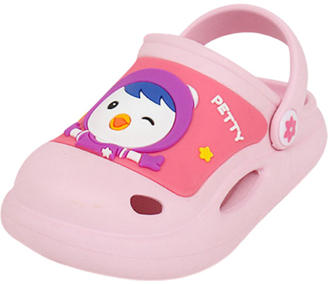 뽀로로 여아용 플로럴 EVA 샌들 PP046
