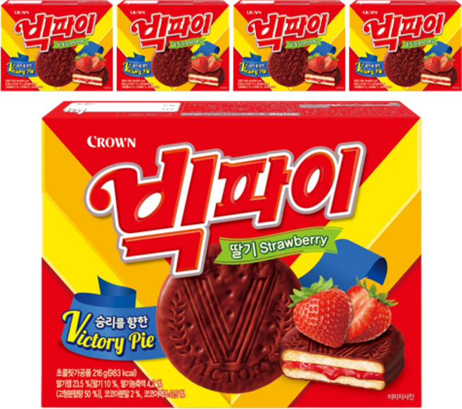 빅파이 딸기, 216g, 5개