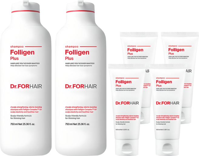 닥터포헤어 폴리젠 플러스 기능성 샴푸 750ml +100ml x 2p 세트, 2개