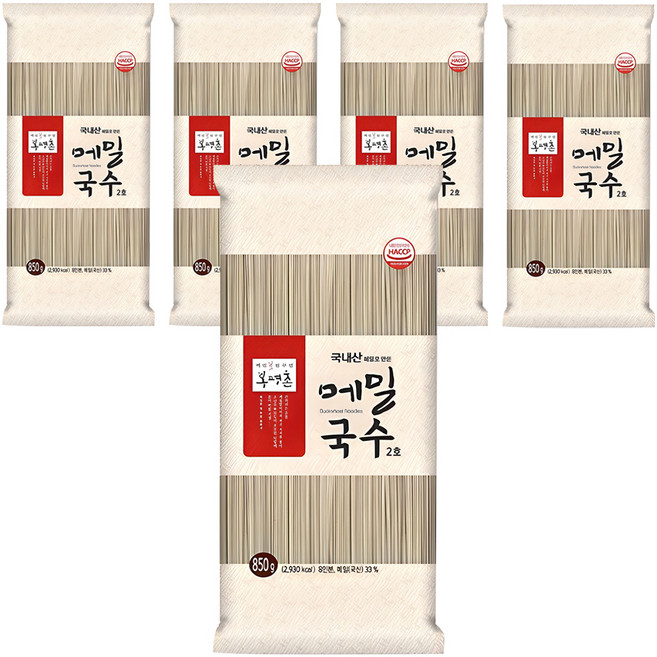 봉평촌 메밀국수, 850g, 5개