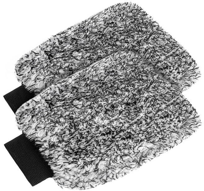 생활공식 세차미트, 2개, 화이트 + 그레이