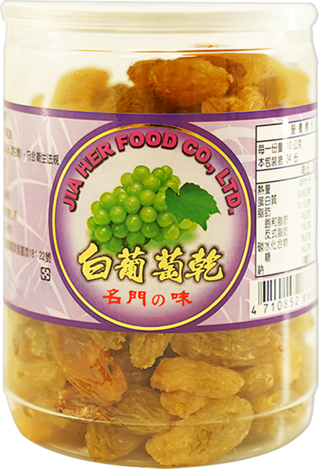 嘉禾食品 白葡萄乾, 340g, 1罐