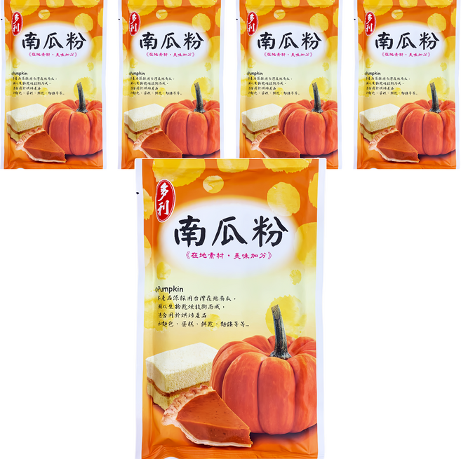 多利 南瓜粉, 120g, 5個