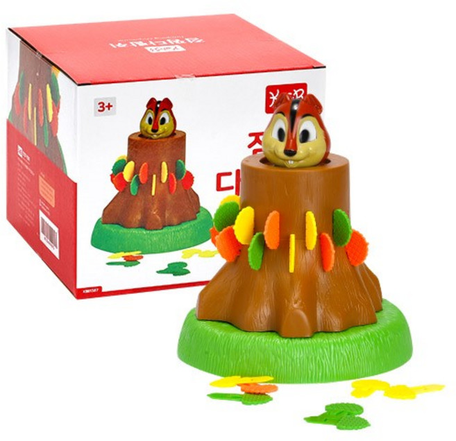 캐스비 보드게임 점핑다람쥐, 2-4인, 1개