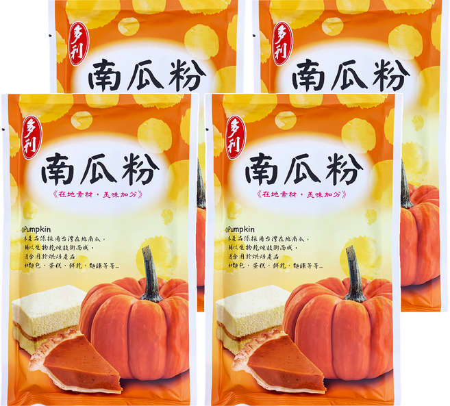 多利 南瓜粉, 120g, 4個