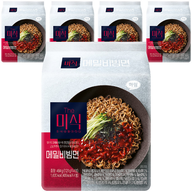 더미식 메밀 비빔면 121g, 20개