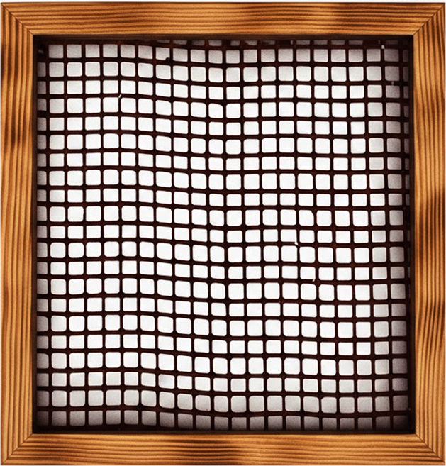 植物板 贈S鉤魚線 10mm 25 x 25cm 木頭深色, 1個