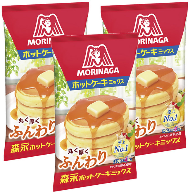 MORINAGA 森永 鬆餅粉, 600g, 3包