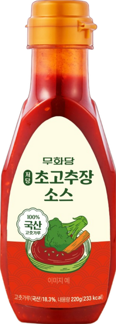 무화당 알룰로스 저당 초고추장, 220g, 1개