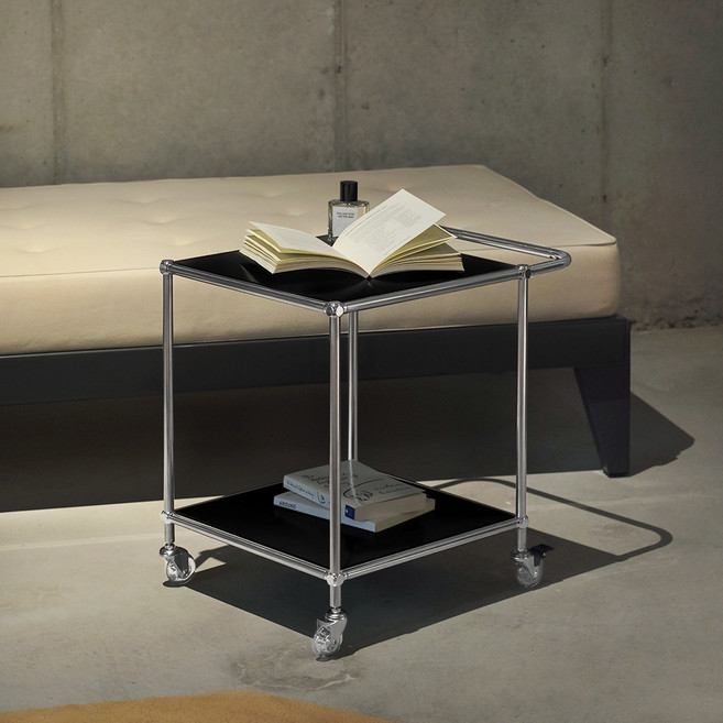 하우스레시피 모딘 싱글 모듈 트롤리, 더스트 블랙, 2단