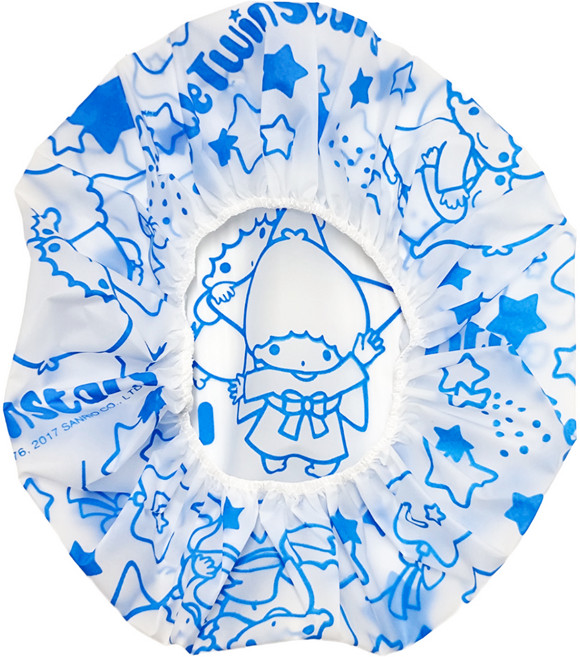 LITTLE TWIN STARS 雙星仙子 浴帽 直徑28cm, 藍色, 12個