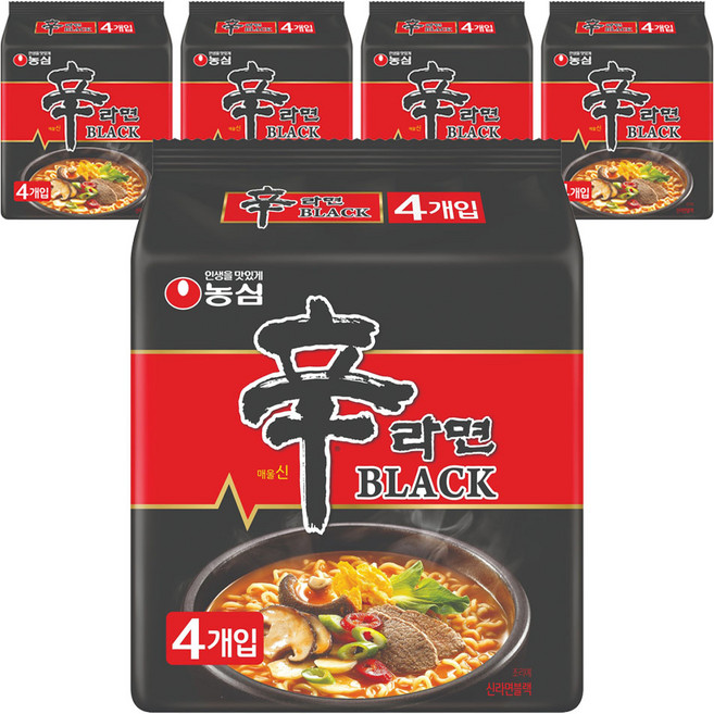 농심 신라면 블랙 134g, 20개