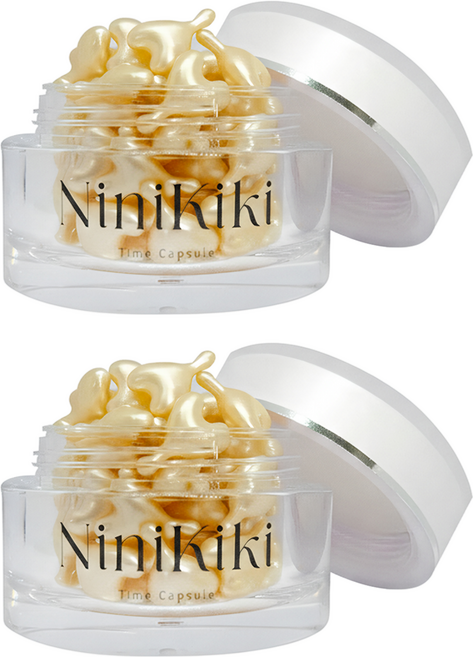 NiniKiki 時空膠囊 2號 角鯊修護精華 50顆, 15ml, 2罐