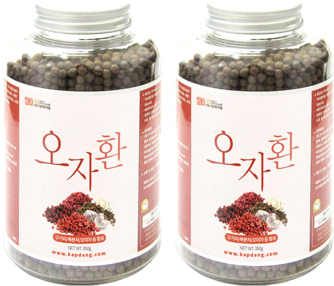 갑당약초 오자환 병타입, 350g, 2개