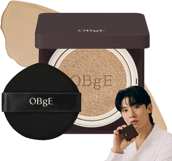 OBge 퍼펙트 옴므 쿠션 15g, 1호 아이보리, 1개 - 쿠팡