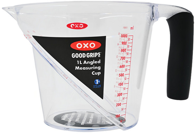 OXO 輕鬆看量杯, 透明色, 1L, 1個