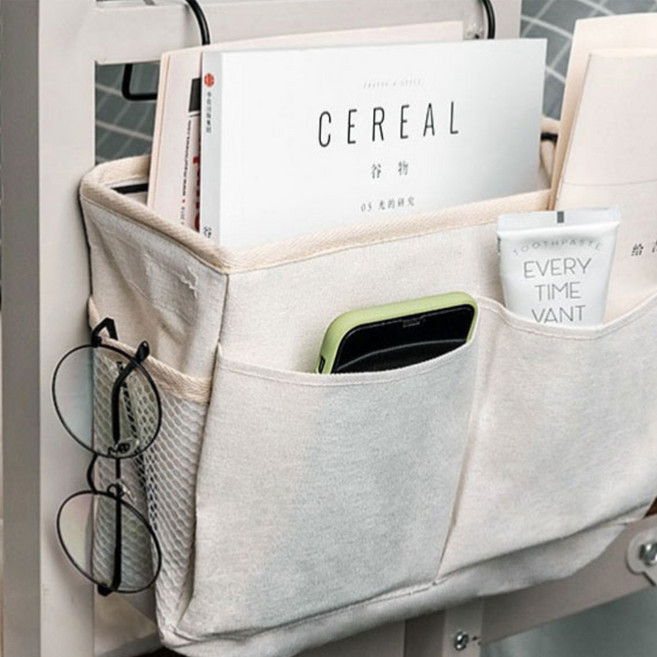 오마이남친 침대 수납걸이, 화이트, 2개