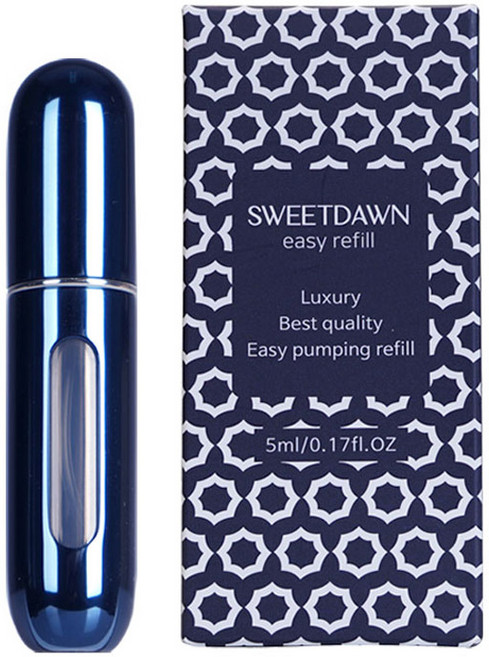 스윗던 이지리필 향수공병 5ml, 메탈 블루, 1개