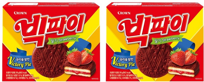 빅파이 딸기, 216g, 2개