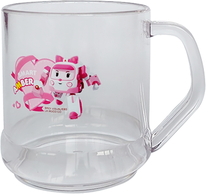 ROBOCAR POLI 波力 poliqq水杯 250ml 粉色 1個