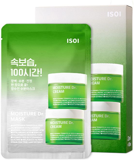 아이소이 모이스춰 닥터 장수진 수분마스크, 10개입, 1개