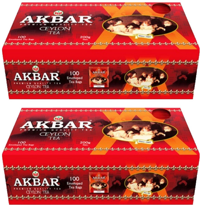 아크바 실론티 홍차, 2g, 100개입, 2개
