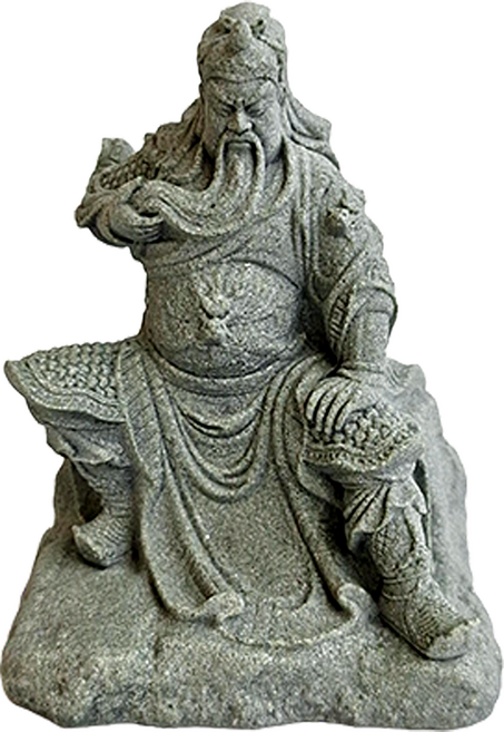 麟鳳呈祥 青砂石關聖帝君