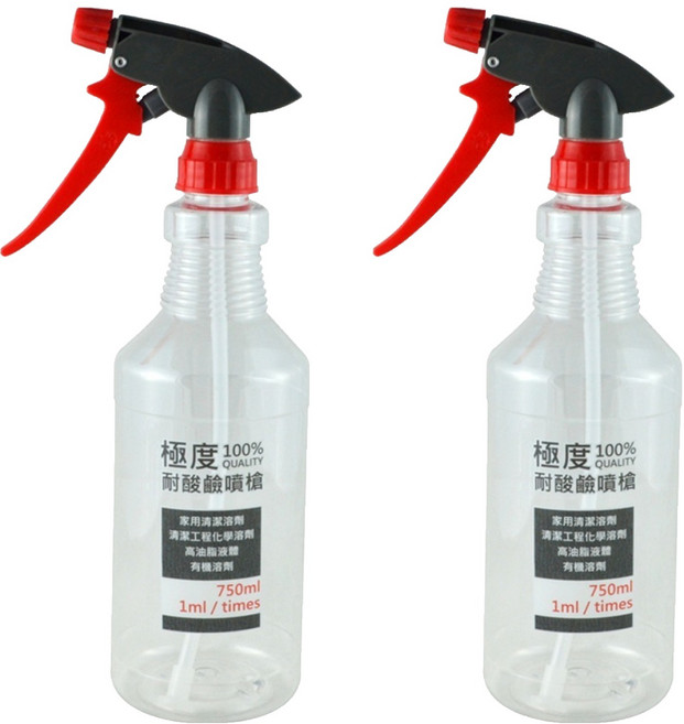 BEER BEAR 皮久熊 極度耐酸鹼噴槍/噴霧器 750ml, 2件