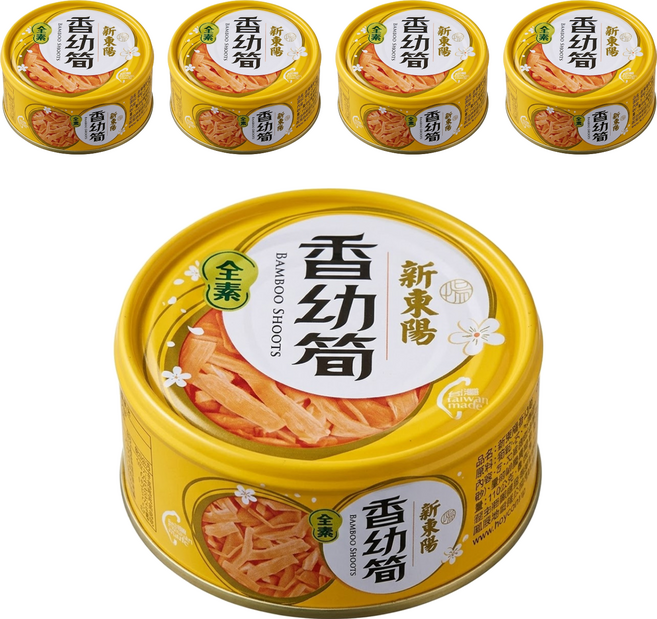 新東陽 香幼筍, 150g, 5罐